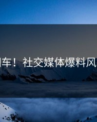 细节翻车！社交媒体爆料风暴揭秘